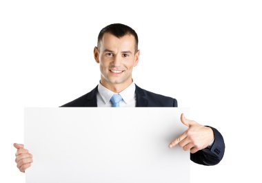 iş adamı noktalarda Kağıt kopya alanı