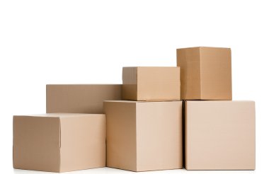Set of boxes clipart