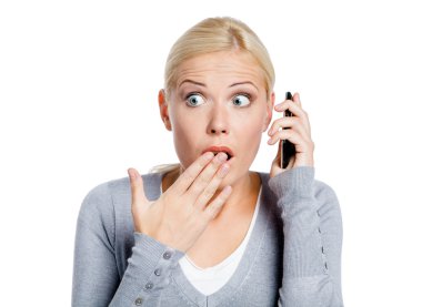 telefon şok kız açık konuşma