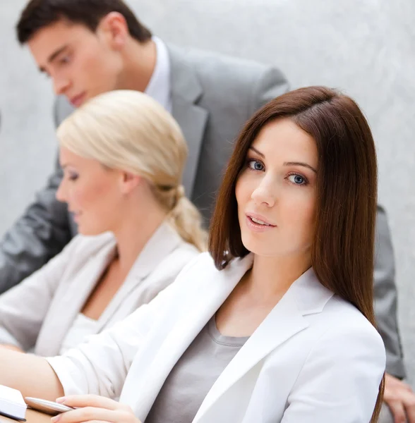 Erfolgreiche Geschäfte auf der Konferenz — Stockfoto