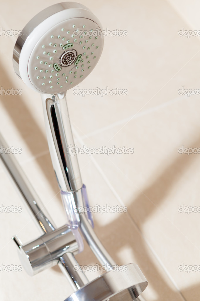 Close up of shower head