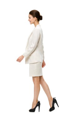 yürüyen işkadını tam uzunlukta profili