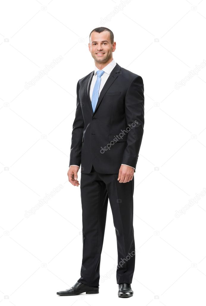 Full-length portrait of business man