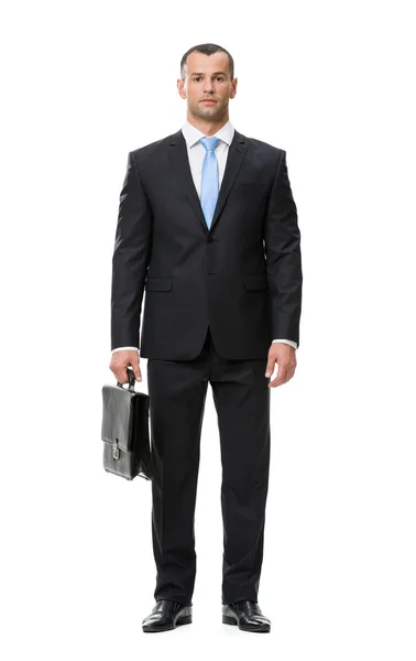 Business man with case — Stock Photo, Image