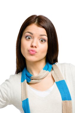 komik genç portresi