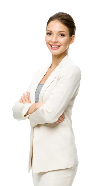 Female manager with arms crossed — Stock Photo, Image