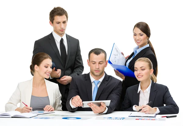 Group of executives discussing — Stock Photo, Image