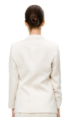 iş kadını backview