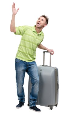 Erkek Gümüş çanta el ile işaretleme