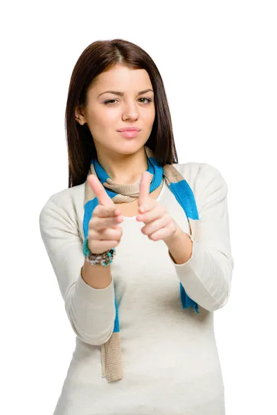 Adolescentes armas de mano gesto —  Fotos de Stock