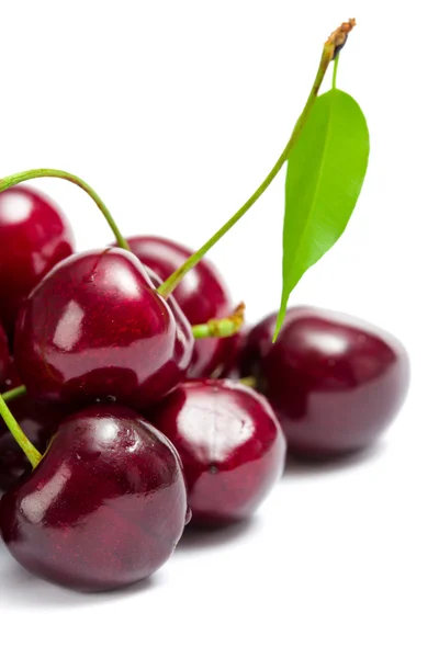 Close up view of heap of cherry — Stock Photo, Image