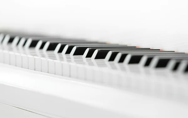 Close up shot of piano tastatură — Fotografie, imagine de stoc