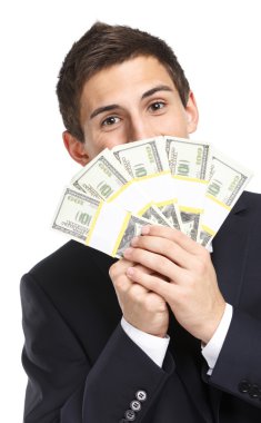 işadamı dolar eller