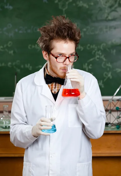 Mad professor — Stock Photo, Image