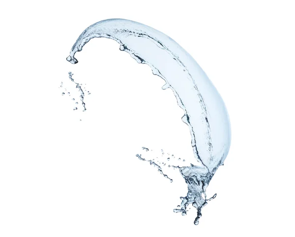 Close up view of blue water splash — Stock Photo, Image