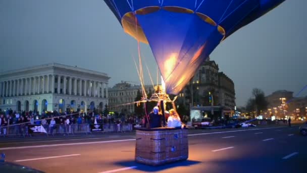 Ücretsiz Oyunlar zorluklar extremal spor Festivali 20 Ekim 2012 başlayan kiev, Ukrayna. — Stok video