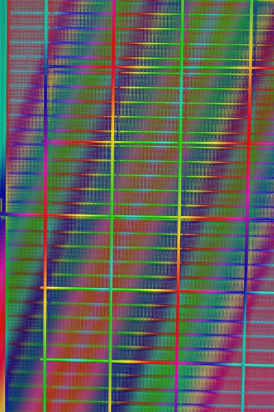 Rainbow conditioner grid, modern industry. — Stock Photo, Image