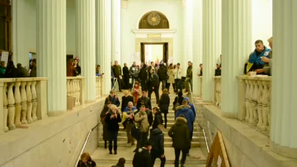 Kyiv City State Administration (Kyiv City Council), Euro maidan meeting, Kiev. — Stock Video