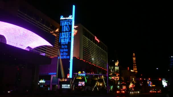 High Roller em Las Vegas, Nevada, EUA . — Vídeo de Stock