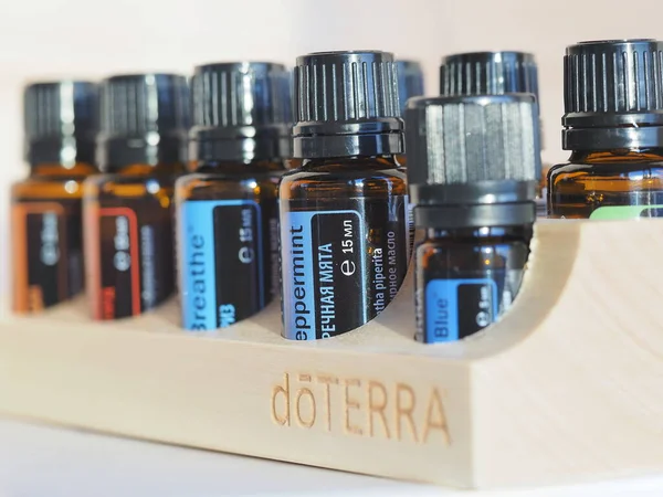 Doterra Ethereal House Belarus Minsk 2021 Therapeutic Grade Essential Oils — Stock Photo, Image