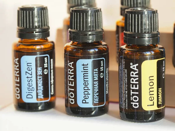 Doterra Ethereal House Belarus Minsk 2021 Therapeutic Grade Essential Oils — Stock Photo, Image