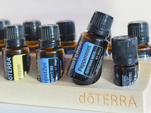 Doterra Ethereal House Belarus Minsk 2021 Therapeutic Grade Essential Oils — Stock Photo, Image