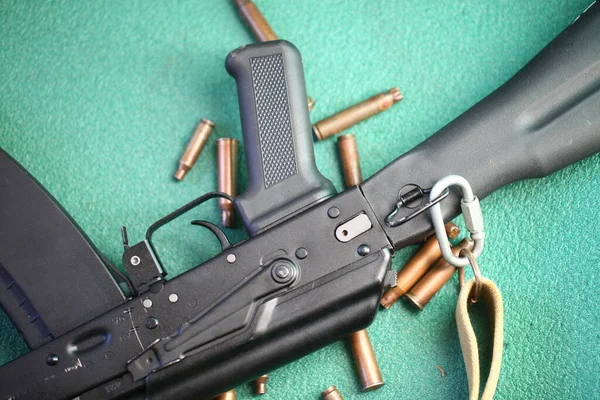 Docka Vapen Kalashnikov Maskingevär Barns Leksak — Stockfoto
