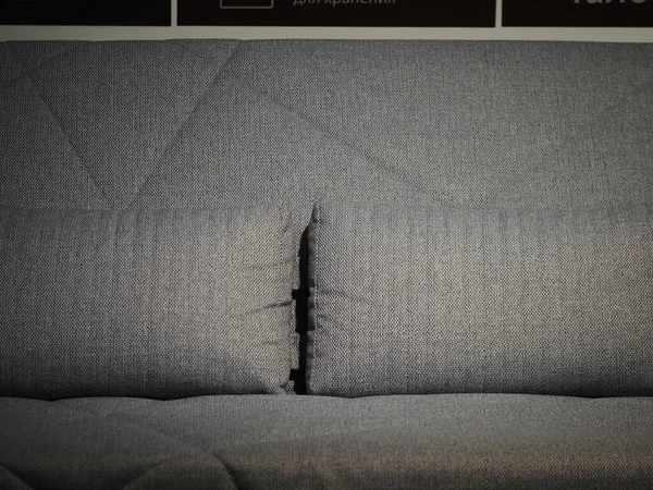 Bantal Berbaring Sofa Abu Abu — Stok Foto