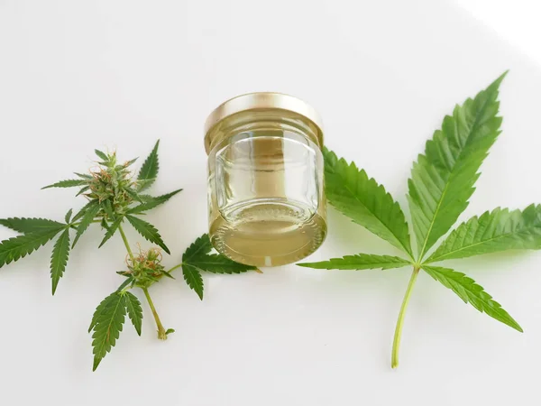 Concepto Spa Cbd Aceite Cannabis — Foto de Stock