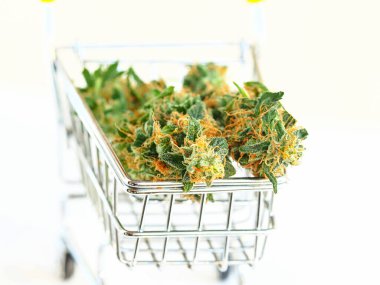 Süpermarket tramvayı marihuana tıbbi kenevir yağı cbd