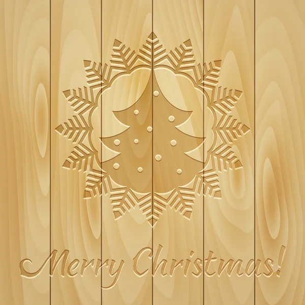 Tafel mit Weihnachtszeichnung — Stockvektor