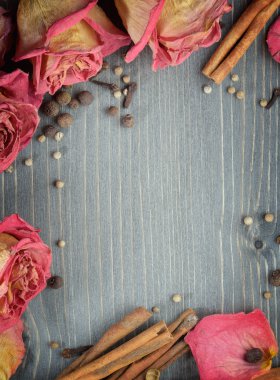 arka plan ile baharat