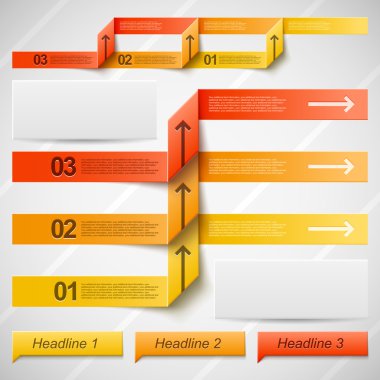 Turuncu infographics unsurları