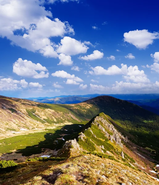 Sunny day in the mountains — Stock Photo, Image