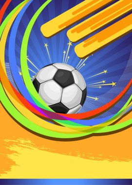 bir futbol tema tasarımı için arka plan