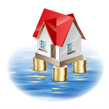 ev, korkunç bir felaket değil. finansal istikrar çizimi