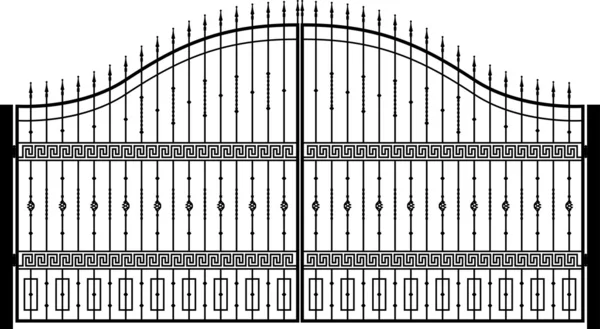 Ornament wektor dla wyrobów kutych — Wektor stockowy