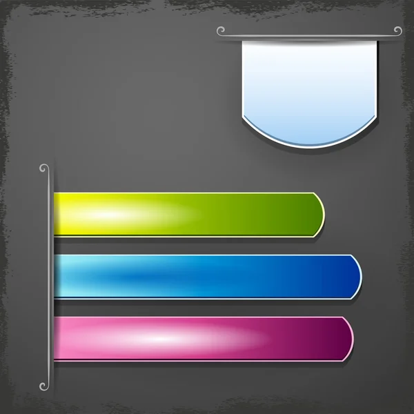 Kleur abstracte achtergrond voor design. een vectorillustratie — Stockvector