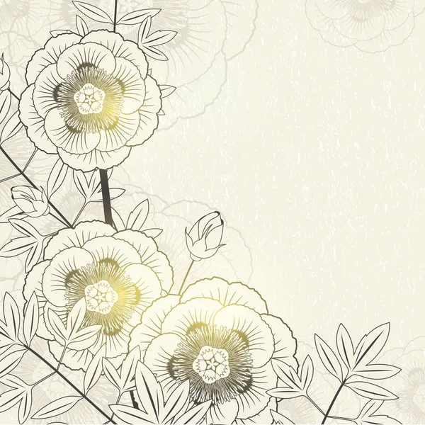 矢量花卉背景设计 — 图库矢量图片