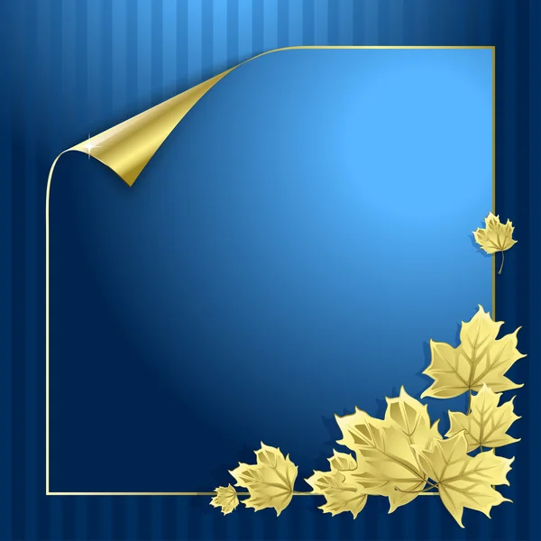 Vektor bakgrund på ett tema av hösten — Stock vektor