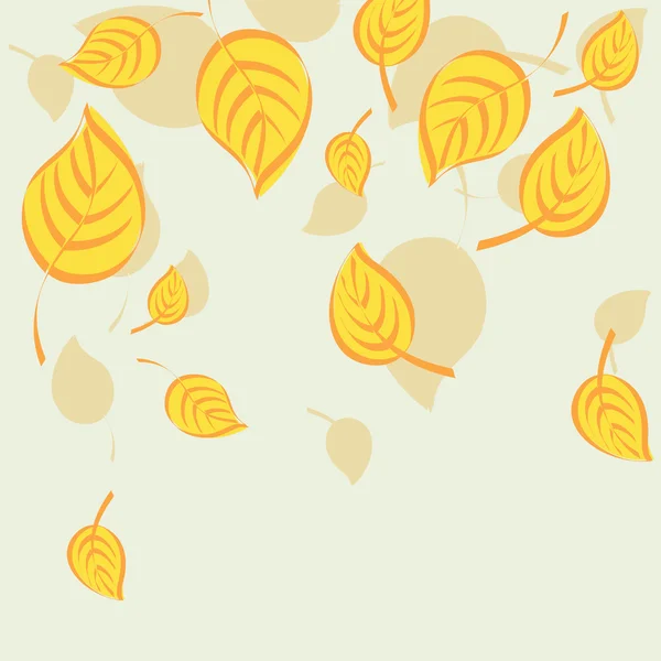 Fond vectoriel pour la conception sur un thème de l'automne — Image vectorielle