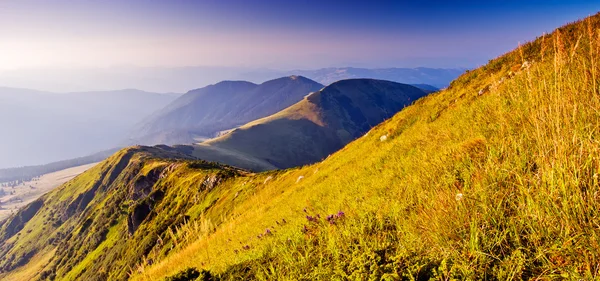 Manhã nas montanhas — Fotografia de Stock