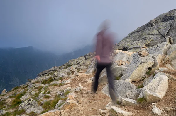 Běh v horách — Stock fotografie