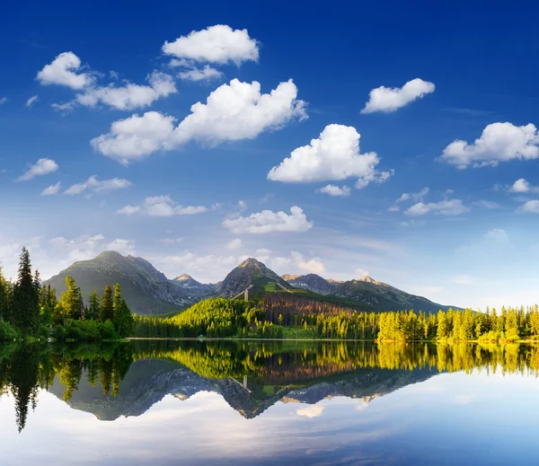 Bergmeer in tatra gebergte — Stockfoto