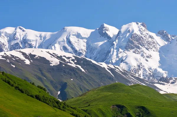 Topo coberto de neve — Fotografia de Stock