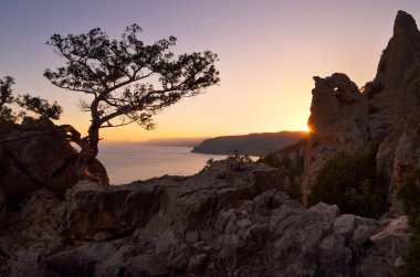 seaside Resort güzel gün batımı 