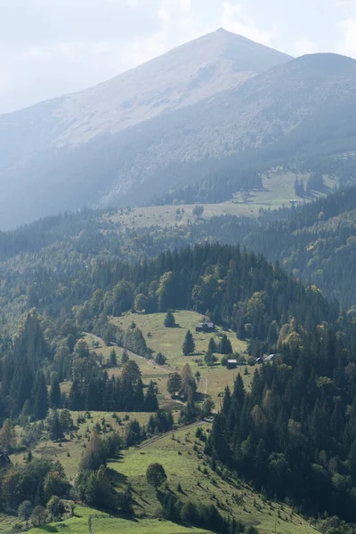 Summer Landscape View Rural Road Leading Mountains —  Fotos de Stock