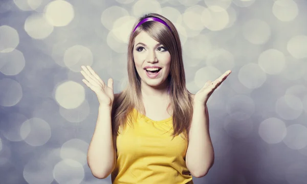 Sorprendido adolescente chica . — Foto de Stock