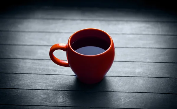 Šálek čaje ve stylu vintage barva. — Stock fotografie