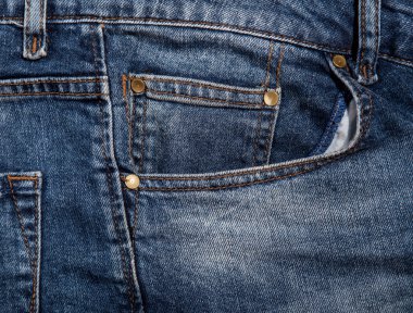 Arka plan için kot pantolon cebi